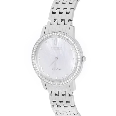 Đồng hồ Nữ Citizen EX1480-82D - Eco-Drive Màu Bạc