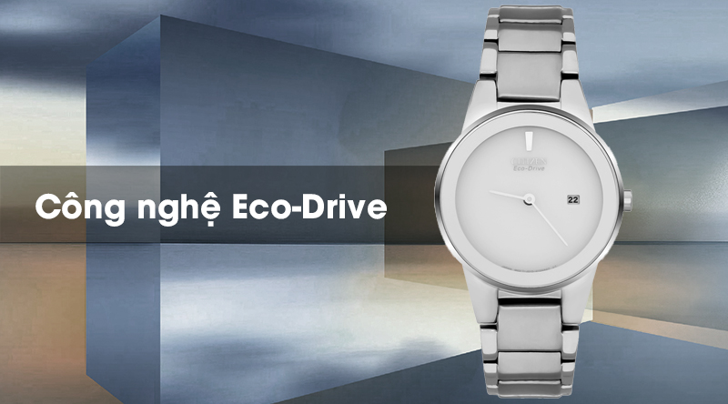 Đồng hồ Nữ Citizen GA1050-51A được trang bị công nghệ Eco-Drive đỉnh cao