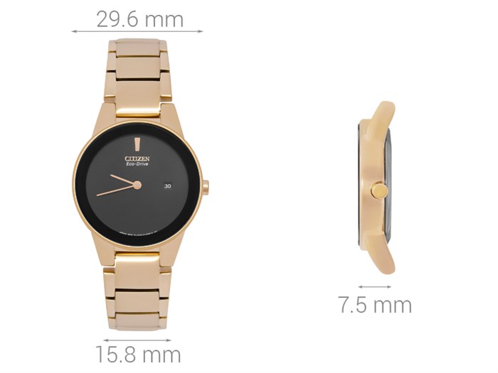 Đồng hồ Nữ Citizen GA1052-55E - Eco-Drive Màu Vàng