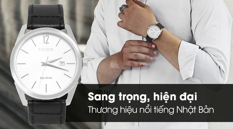 Đồng hồ nam Citizen BM7411-16A - Eco-Drive mang vẻ sang trọng, lịch lãm Đồng hồ nam Citizen BM7411-16A - Eco-Drive mang vẻ sang trọng, lịch lãm