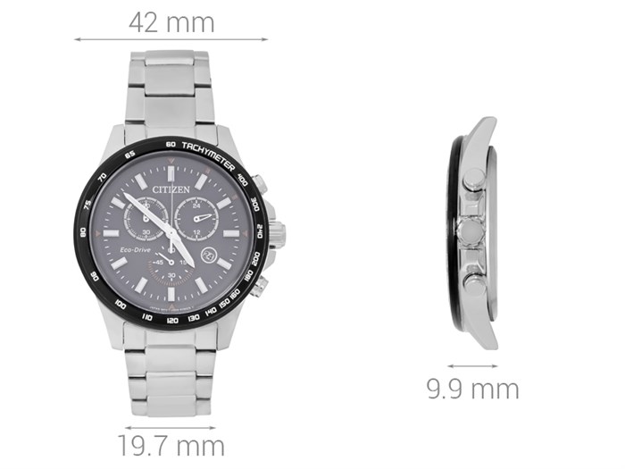 Đồng hồ Nam Citizen AT2424-82H - Eco-Drive Màu Trắng