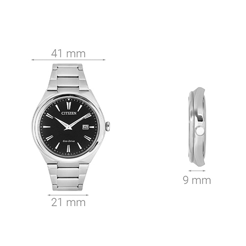 Đồng hồ CITIZEN 41 mm Nam AW1370-51F Màu Bạc
