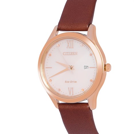 Đồng hồ CITIZEN 30.1 mm Nữ EW2533-11X Màu Nâu