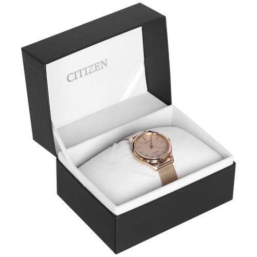 Đồng hồ CITIZEN 32 mm Nữ EM0503-83X Màu Vàng Hồng