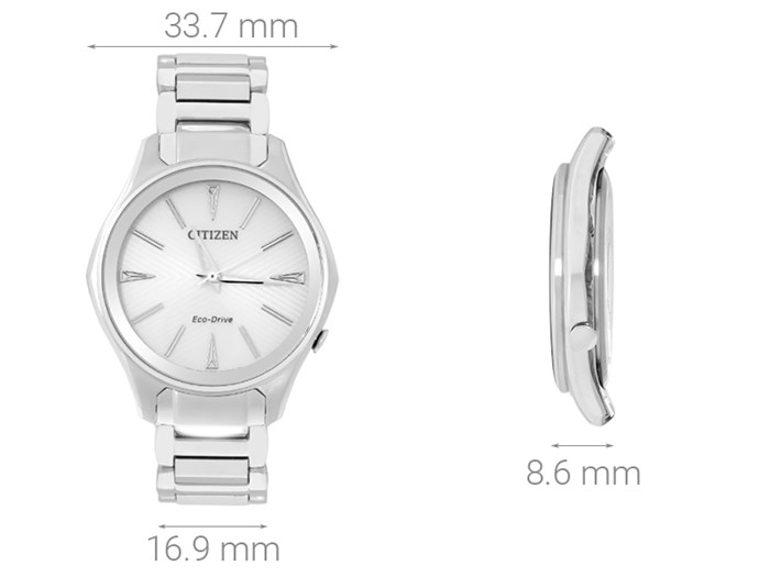 Đồng hồ CITIZEN 33.7 mm Nữ EM0597-80A Màu Bạc