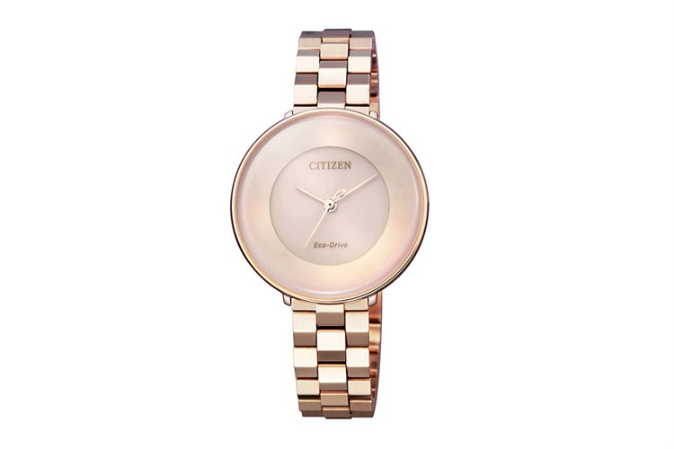 Đồng hồ Nữ Citizen EM0603-89X - Eco-Drive Màu Vàng Hồng