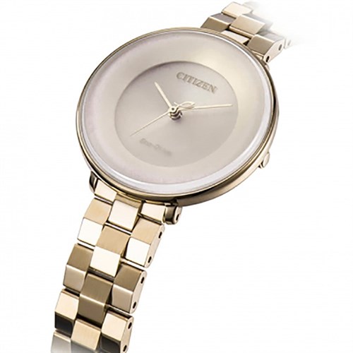 Đồng hồ Nữ Citizen EM0603-89X - Eco-Drive Màu Vàng Hồng