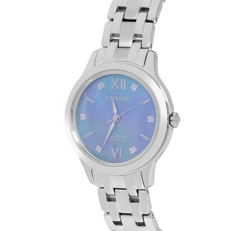 Đồng hồ Nữ Citizen EM0720-85N - Eco-Drive Màu Trắng