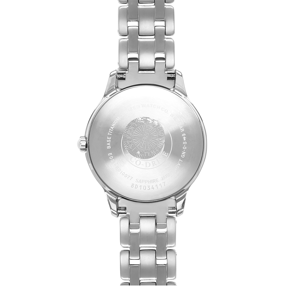 Đồng hồ Nữ Citizen EM0720-85N - Eco-Drive Màu Trắng