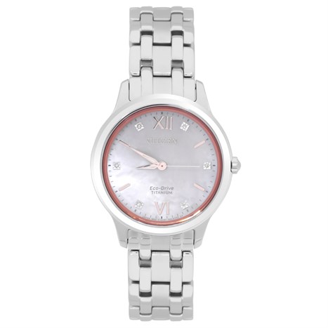 Đồng hồ Nữ Citizen EM0726-89Y - Eco-Drive Màu Trắng