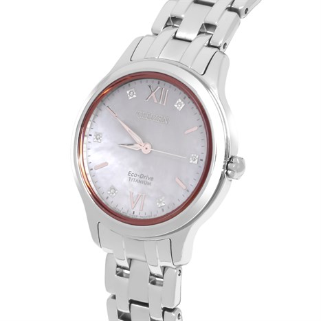 Đồng hồ Nữ Citizen EM0726-89Y - Eco-Drive Màu Trắng