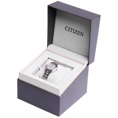Đồng hồ Nữ Citizen EM0726-89Y - Eco-Drive Màu Trắng