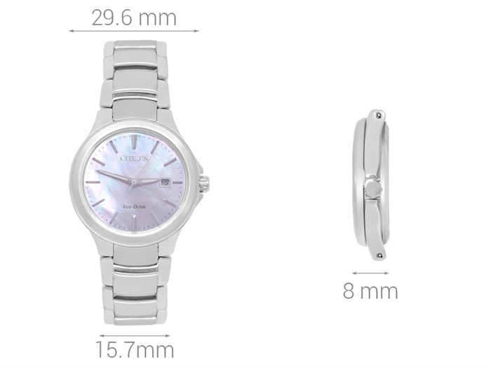 Đồng hồ CITIZEN 29.6 mm Nữ EW2520-56Y Màu Bạc