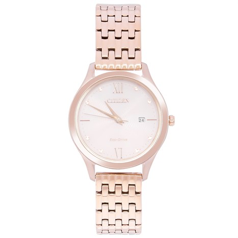 Đồng hồ CITIZEN 30 mm Nữ EW2533-89X Màu Vàng Hồng