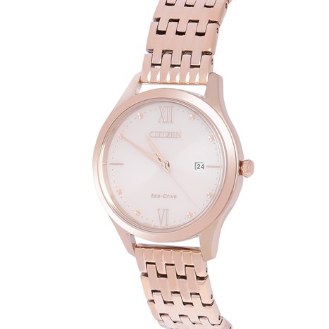 Đồng hồ CITIZEN 30 mm Nữ EW2533-89X Màu Vàng Hồng