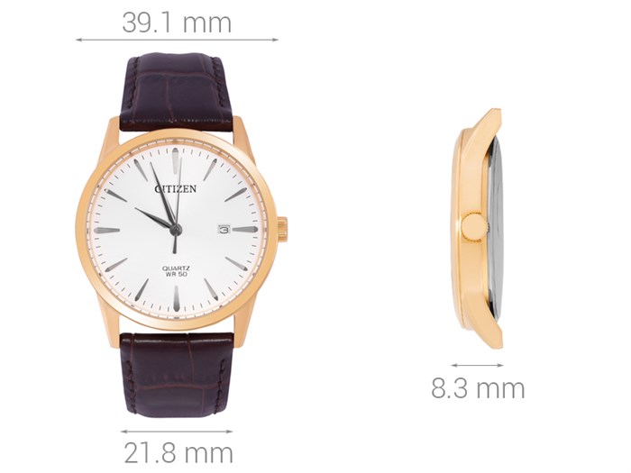 Đồng hồ CITIZEN 39.1 mm Nam BI5002-14A Màu Nâu