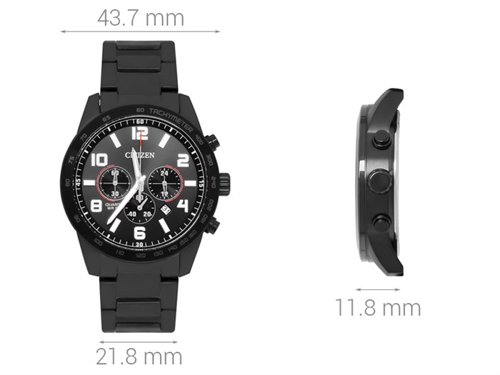 Đồng hồ CITIZEN 43.7 mm Nam AN8165-59E Màu Đen