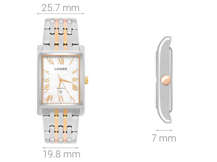 Đồng hồ CITIZEN 25.7 mm Nam BH3004-59D Màu Bạc