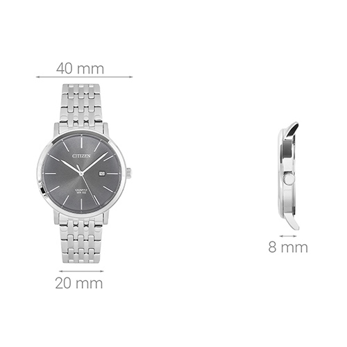 Đồng hồ CITIZEN 40 mm Nam BI5070-57H Màu Bạc