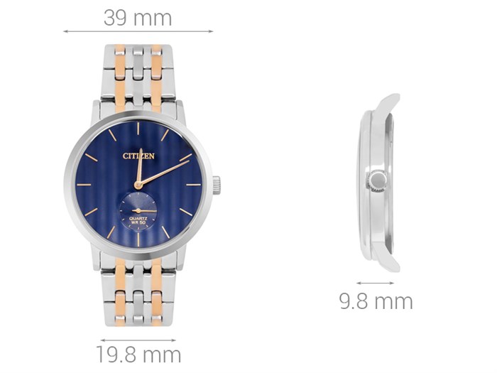 Đồng hồ CITIZEN 39 mm Nam BE9174-55L Màu Bạc