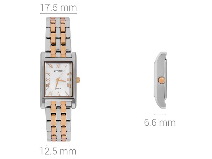 Đồng hồ CITIZEN 17.5 mm Nữ EJ6124-53D Màu Bạc