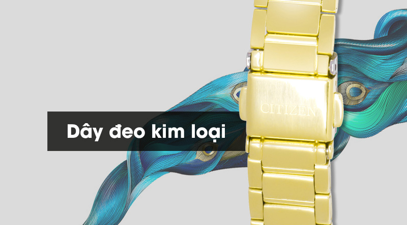 Đồng hồ nữ Citizen EU6012-58P có dây đeo chống oxi hóa Đồng hồ nữ Citizen EU6012-58P có dây đeo chống oxi hóa
