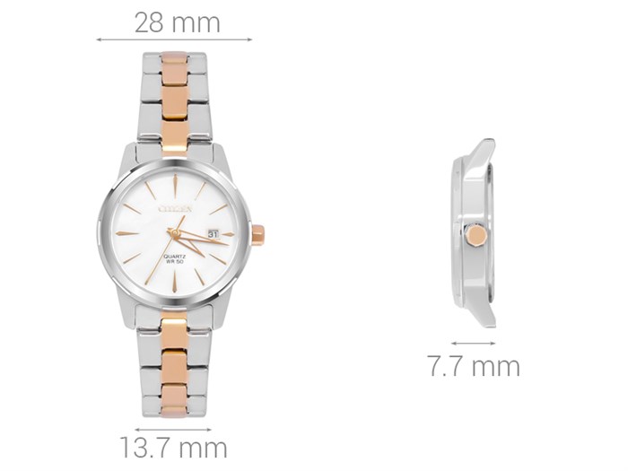 Đồng hồ CITIZEN 28 mm Nữ EU6074-51D Màu Bạc