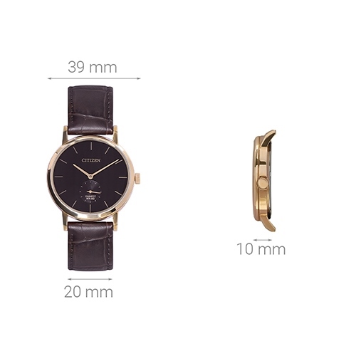 Đồng hồ CITIZEN 39 mm Nam BE9173-07X Màu Nâu