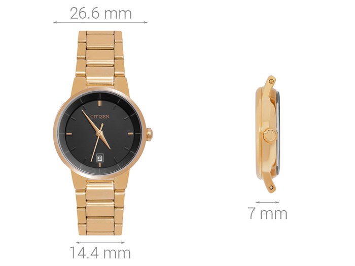 Đồng hồ CITIZEN 26.6 mm Nữ EU6012-58E Màu Vàng