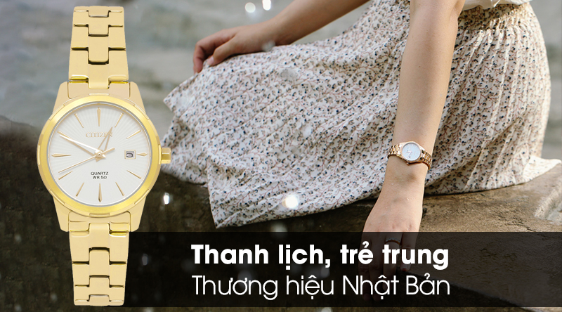 Đồng hồ nữ Citizen EU6073-53A có thiết kế tinh tế Đồng hồ nữ Citizen EU6073-53A có thiết kế tinh tế