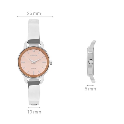 Đồng hồ CITIZEN 26 mm Nữ EZ6370-56X Màu Bạc