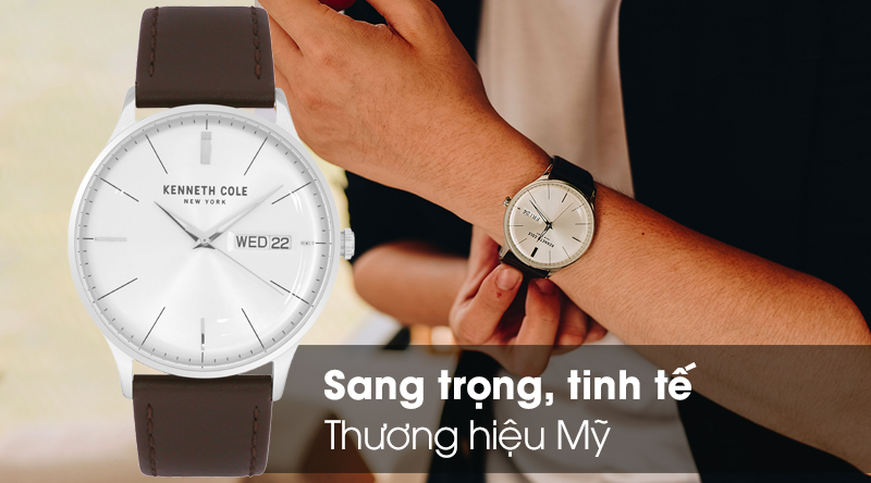 Đồng hồ nam Kenneth Cole KC50589011 có thiết kế tinh tế Đồng hồ nam Kenneth Cole KC50589011 có thiết kế tinh tế
