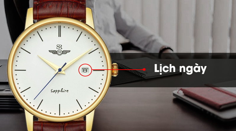 Đồng hồ nam SR Watch SG1055.4602TE có lịch ngày tiện ích