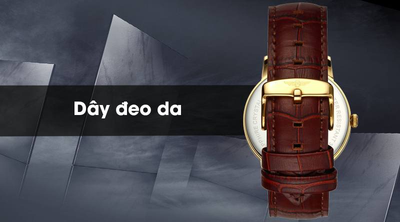 Đồng hồ nam SR Watch SG1055.4602TE có dây đeo mềm mại