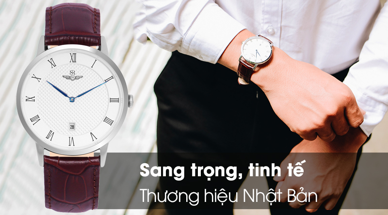 Đồng hồ nam SR Watch SG1082.4102 có kiểu dáng sang trọng Đồng hồ nam SR Watch SG1082.4102 có kiểu dáng sang trọng