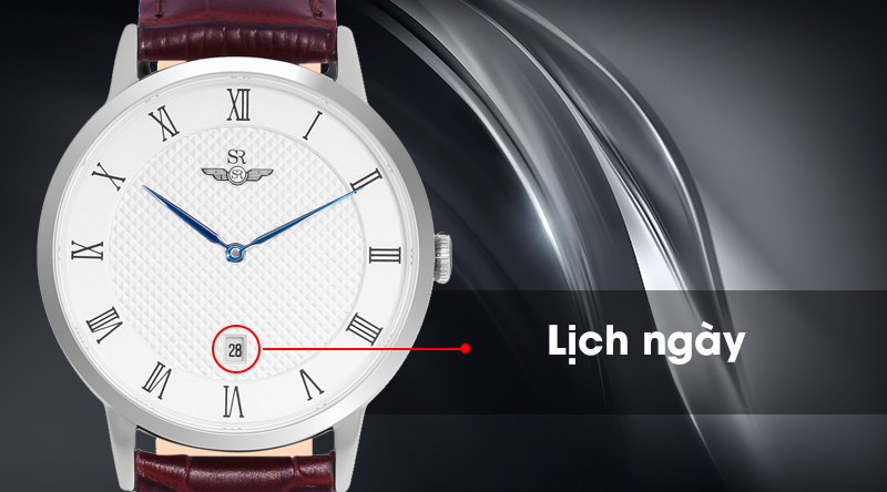 Đồng hồ nam SR Watch SG1082.4102 có lịch ngày tiện lợi Đồng hồ nam SR Watch SG1082.4102 có lịch ngày tiện lợi