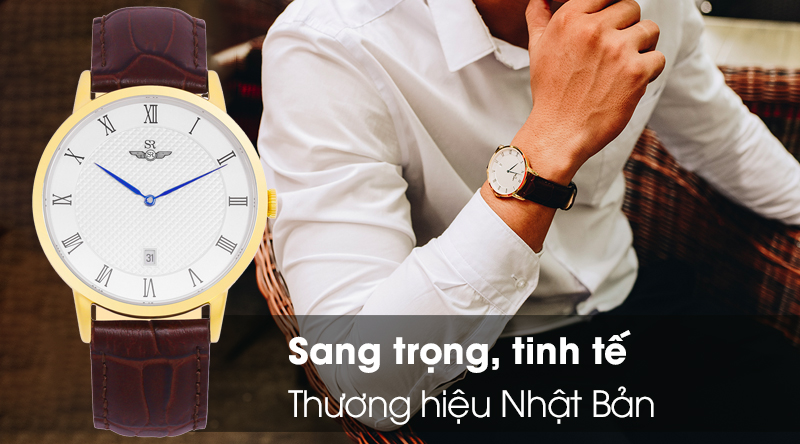 Đồng hồ nam SR Watch SG1082.4602 có kiểu dáng sang trọng Đồng hồ nam SR Watch SG1082.4602 có kiểu dáng sang trọng