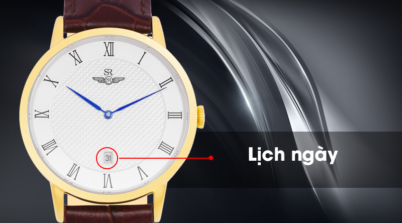 Đồng hồ nam SR Watch SG1082.4602 có lịch ngày tiện dụng Đồng hồ nam SR Watch SG1082.4602 có lịch ngày tiện dụng