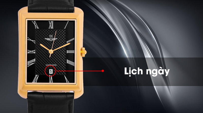 Đồng hồ nam SR Watch SG2205.4601 có lịch ngày tiện lợi Đồng hồ nam SR Watch SG2205.4601 có lịch ngày tiện lợi