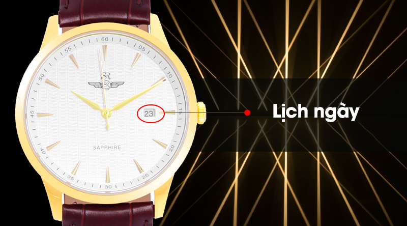 Đồng hồ nam SR Watch SG5751.4602 có lịch ngày tiện lợi