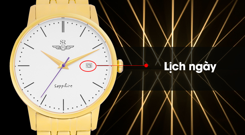 Đồng hồ nam SR Watch SG1075.1402TE có lịch ngày tiện lợi Đồng hồ nam SR Watch SG1075.1402TE có lịch ngày tiện lợi