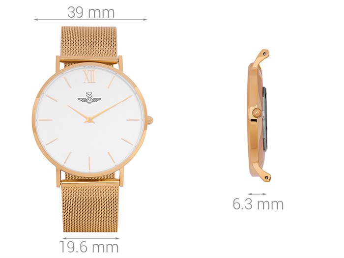 Đồng hồ Nam SR Watch SG1085.1402 Màu Vàng