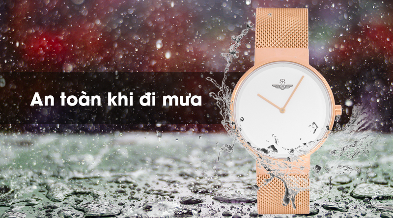 Đồng hồ nam SR Watch SG5521.1302 sở hữu độ chống nước 5 ATM Đồng hồ nam SR Watch SG5521.1302 sở hữu độ chống nước 5 ATM