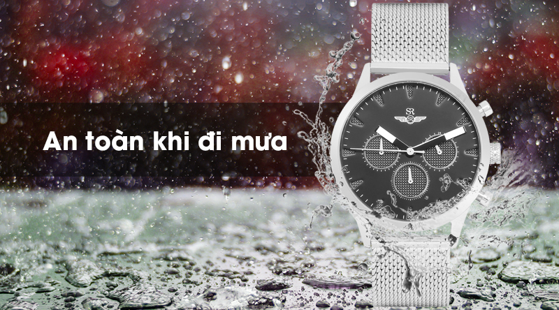 Đồng hồ nam SR Watch SG5561.1101 có hệ số chống nước 3 ATM Đồng hồ nam SR Watch SG5561.1101 có hệ số chống nước 3 ATM