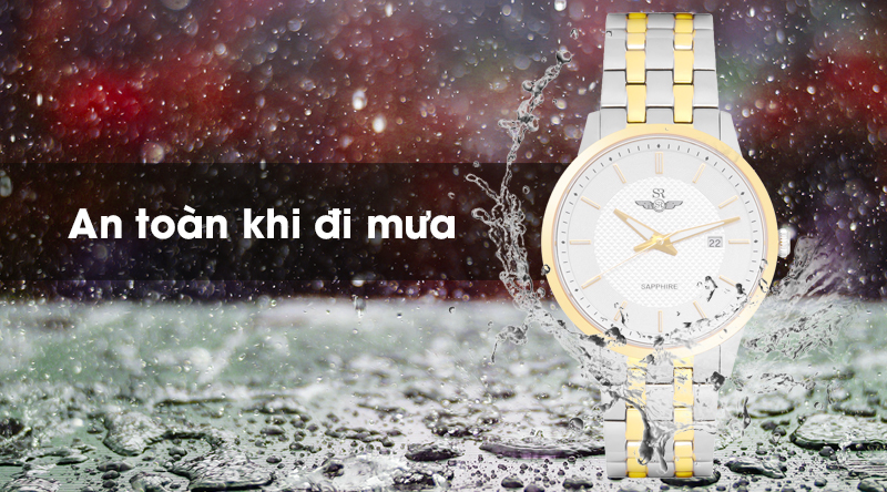 Đồng hồ nam SR Watch SG7332.1202 có hệ số chống nước 3 ATM Đồng hồ nam SR Watch SG7332.1202 có hệ số chống nước 3 ATM