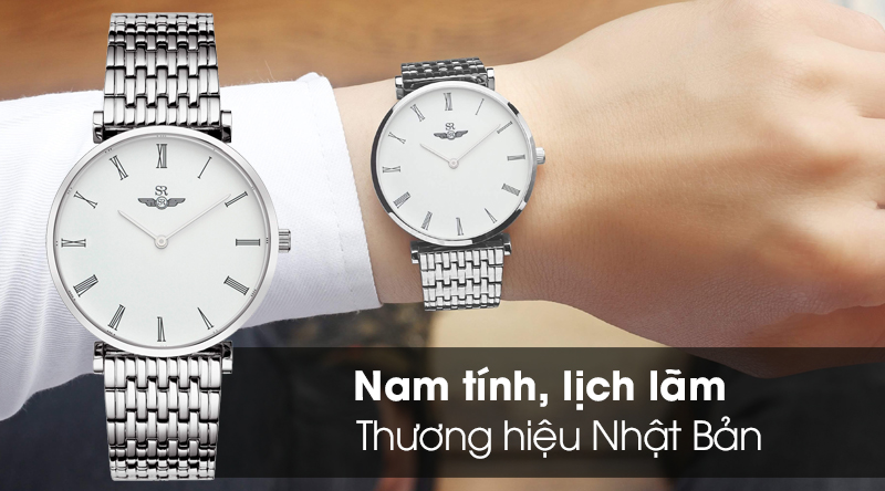 Đồng hồ nam SR Watch SG8702.1102 có thiết kế lịch lãm