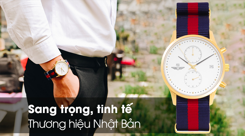 Đồng hồ nam SR Watch SG5881.4602 có thiết kế tinh tế, sang trọng