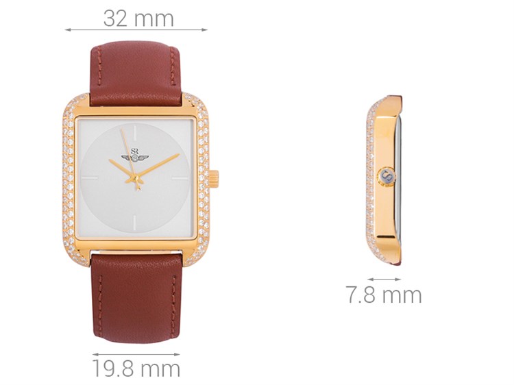 Đồng hồ SRWATCH 32 mm Nữ SL2203.4502 Màu Nâu