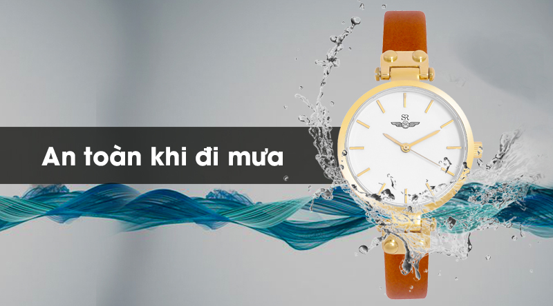 Đồng hồ nữ SR Watch SL7541.4902 có hệ số chống nước 3 ATM Đồng hồ nữ SR Watch SL7541.4902 có hệ số chống nước 3 ATM