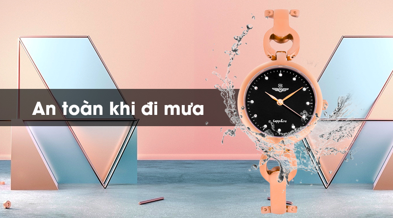 Đồng hồ nữ SR Watch SL1604.1301TE có độ chống nước 3 ATM Đồng hồ nữ SR Watch SL1604.1301TE có độ chống nước 3 ATM
